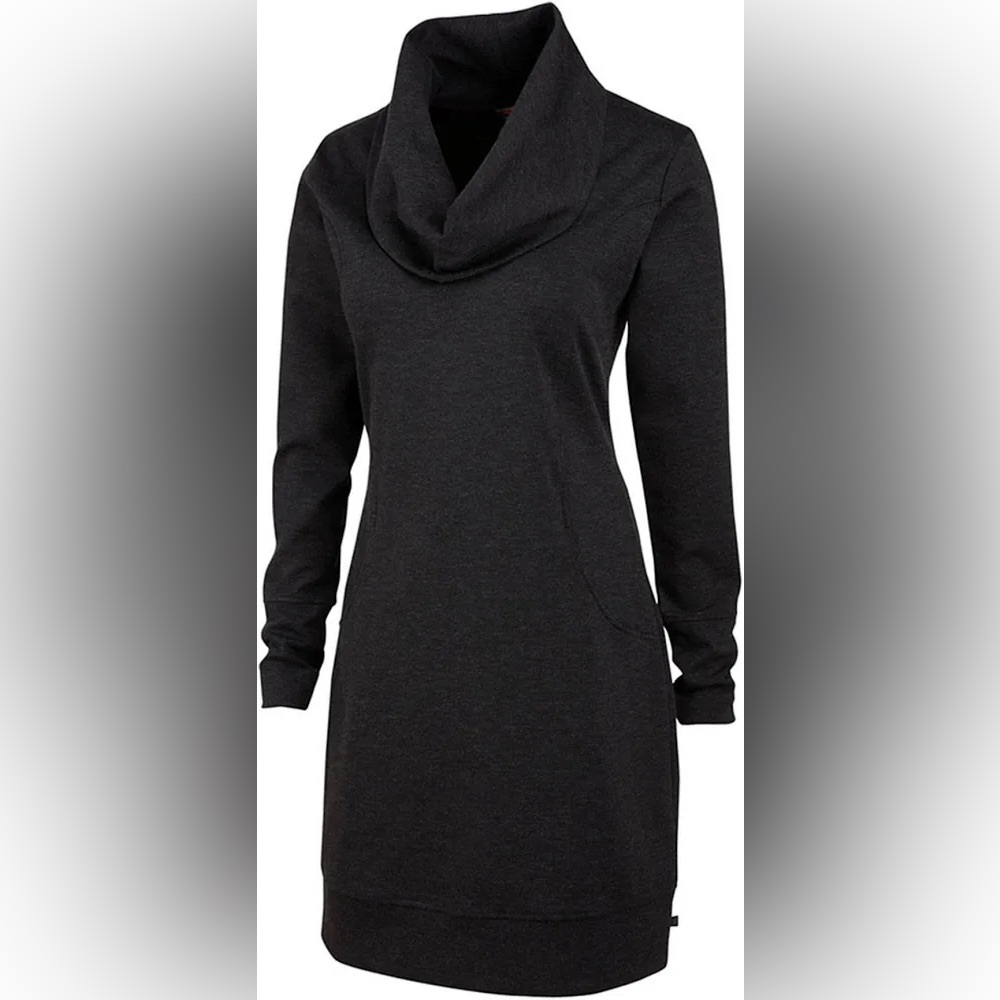 Merrell Indira Comfy Cowl Neck Double Knit Ponte Dress Size L